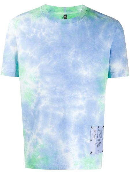 T-shirt tie dye Mcq bleu