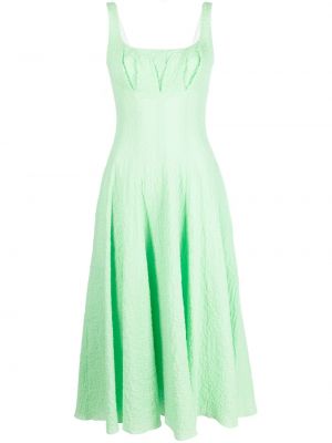 Zelené šaty bez rukávů Emilia Wickstead