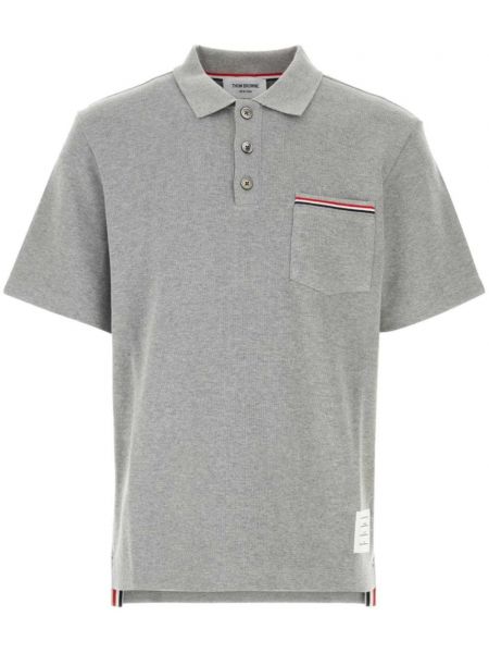 Polo yaka tişört Thom Browne gri