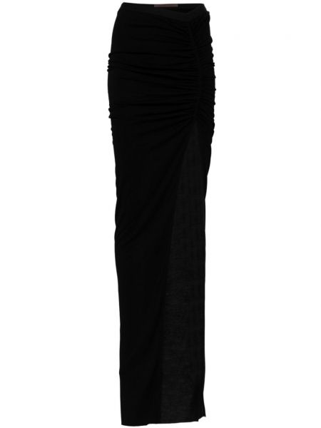 Asimetriškas sijonas Rick Owens Lilies juoda
