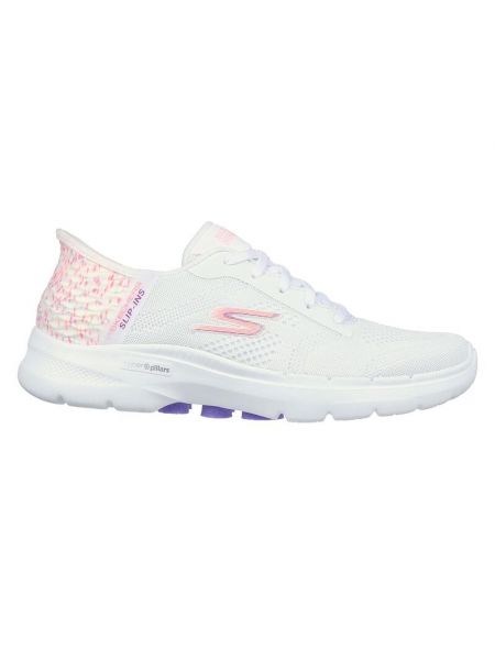 Женская спортивная обувь для ходьбы Skechers слипоны белые