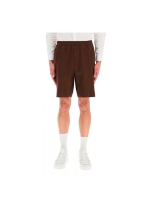 Pantalones cortos de algodón Valentino marrón