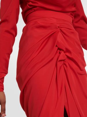 Midi φούστα Vivienne Westwood κόκκινο