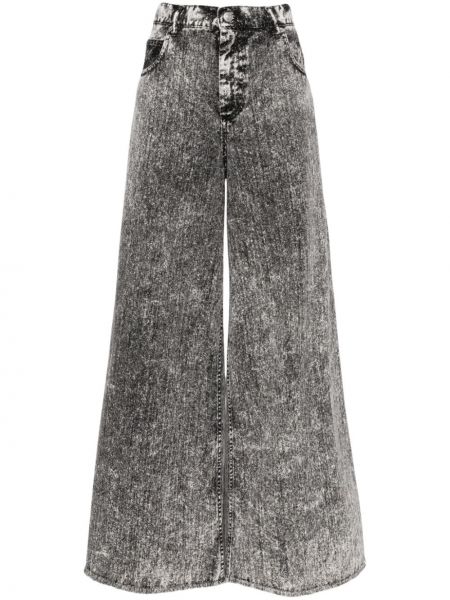 Voľné bavlnené džínsy Marni čierna