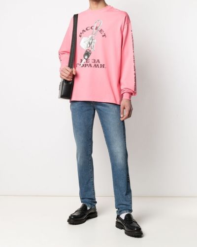 Camiseta de manga larga manga larga Paccbet rosa
