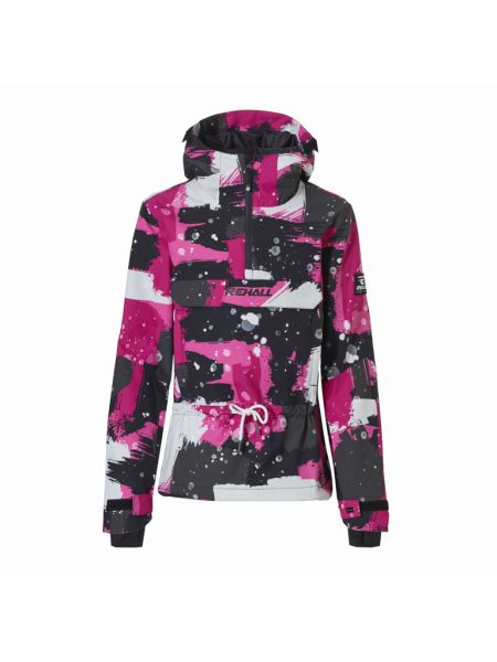 Куртка з абстрактним візерунком Rehall рожева
