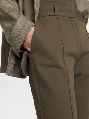 Rovné kalhoty s vysokým pasem Loro Piana