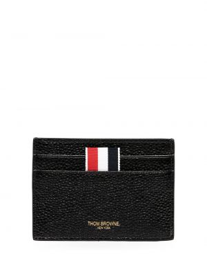 Usnjena denarnica Thom Browne črna