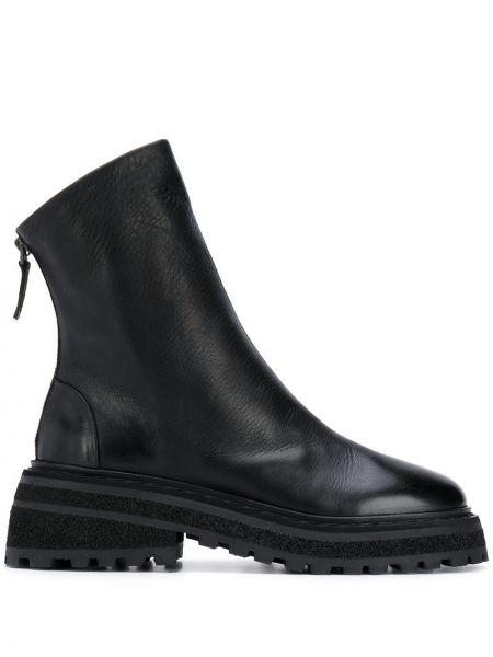 Ankle boots na koturnie Marsell czarne