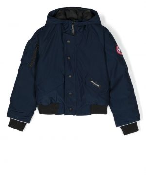 Huppari bombertakki tytöille Canada Goose Kids sininen