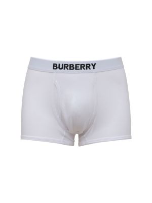 Jersey pamut boxeralsó Burberry fehér