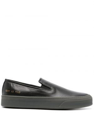 Slip on bőr sneakers Common Projects fekete