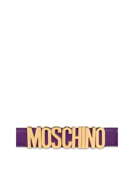 Cinturón Moschino violeta