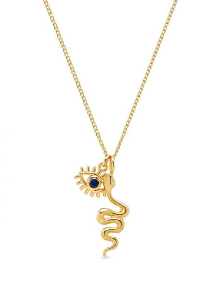Kígyómintás medál Nialaya Jewelry aranyszínű