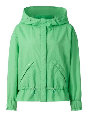 Jednofarebná priliehavá prechodná bunda na zips Rich & Royal - zelená