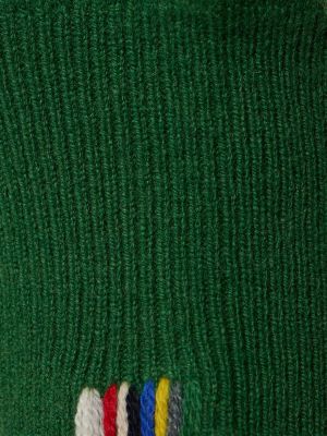 Kašmiirist kõrge kaelusega kampsun Extreme Cashmere roheline