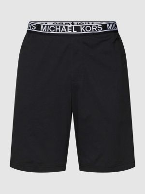 Dzianinowe szorty Michael Michael Kors czarne