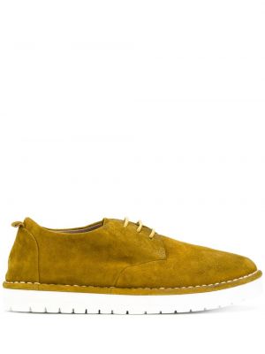Brogue cipele s vezicama s platformom s čipkom Marsell žuta