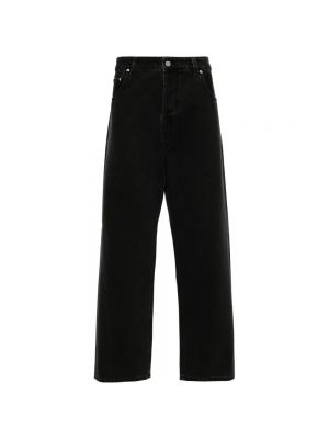 Czarne proste jeansy relaxed fit Jacquemus