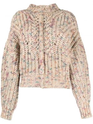 Sweter chunky Isabel Marant Etoile beżowy