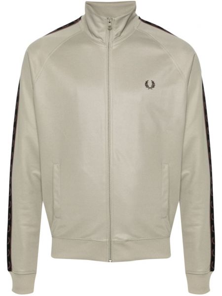 Sweatshirt med lynlås Fred Perry grøn