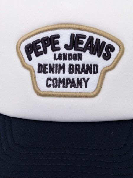 Kapa s šiltom Pepe Jeans modra