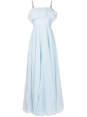 Abendkleid mit kristallen Jenny Packham blau