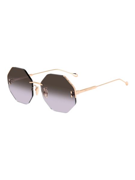 Okulary przeciwsłoneczne z różowego złota Isabel Marant