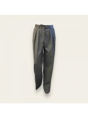 Pantalones de lana Armani Pre-owned gris