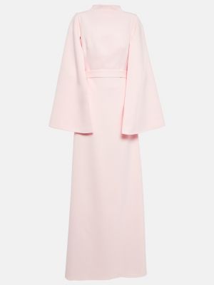 Платье из крепа с накидкой SAFIYAA розовый