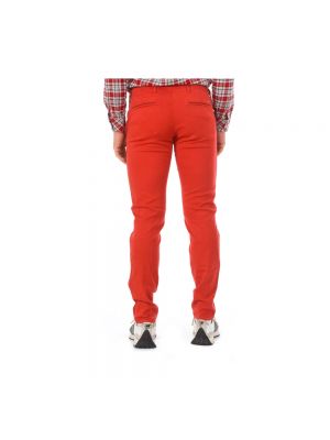 Pantalones slim fit Napapijri rojo