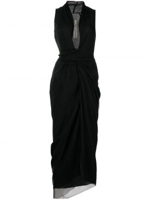 Asymmetrisk dress Rick Owens svart