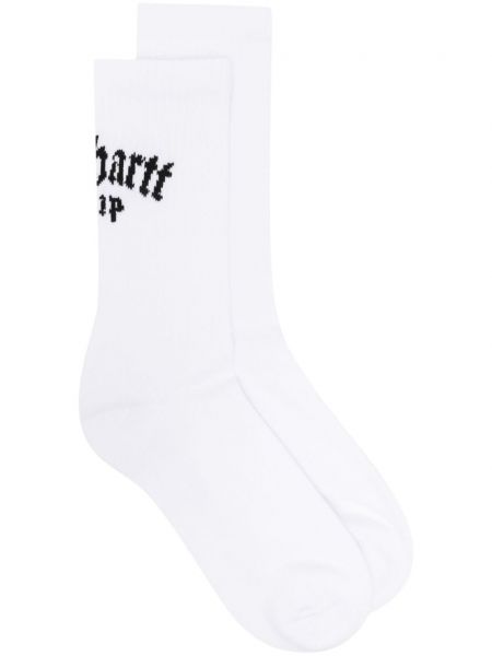 Памучни чорапи Carhartt Wip бяло