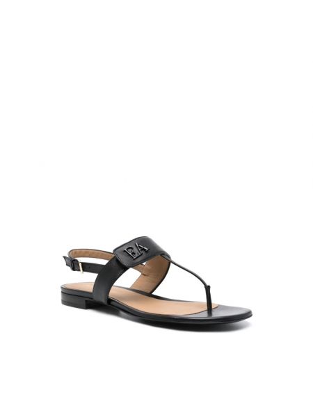 Sandale ohne absatz Emporio Armani schwarz