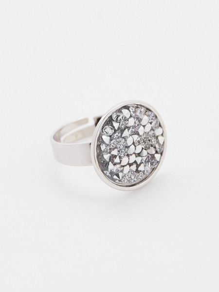 Кольцо со стразами Amante Crystal серебряное
