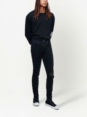 Skinny fit džinsi Karl Lagerfeld Jeans melns