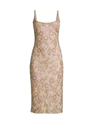 Коктейльное платье с бисером в цветочек Mac Duggal