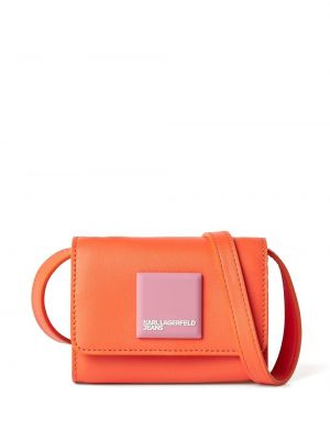 Crossbody väska Karl Lagerfeld Jeans orange