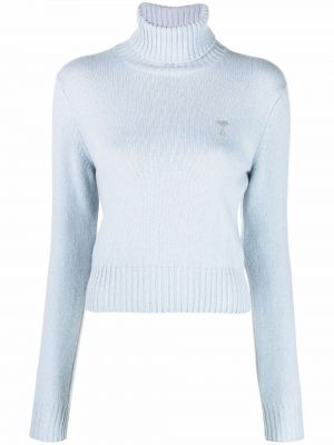 Kašmyro megztinis Ami Paris mėlyna