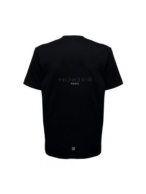 Camisa de algodón de tela jersey Givenchy negro