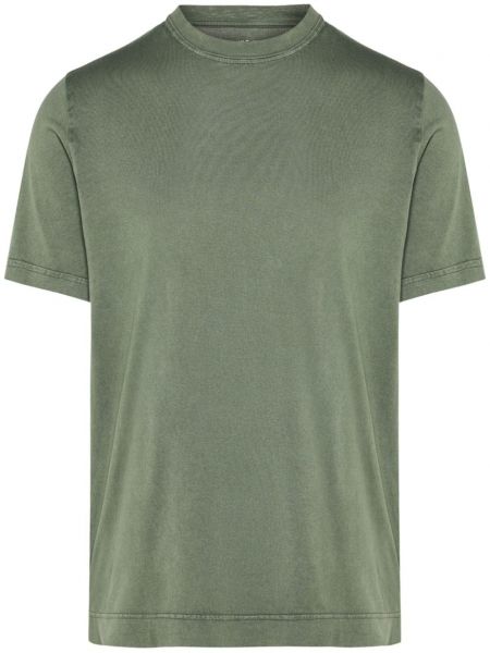 Памучна тениска Fedeli зелено