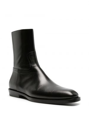 Chelsea boots en cuir Dries Van Noten noir