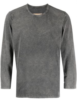 T-shirt a maniche lunghe Uma Wang grigio