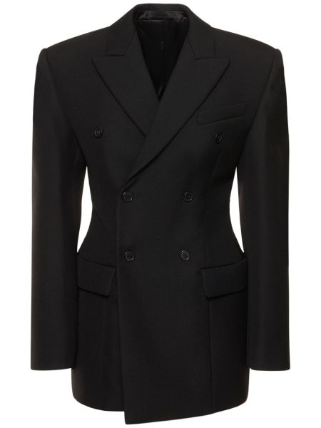 Ull blazer Wardrobe.nyc svart