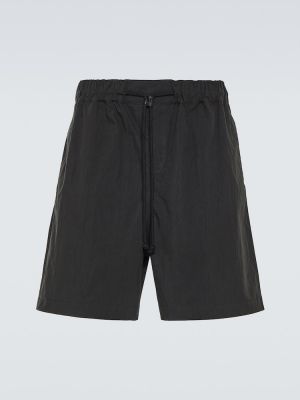 Shorts en coton Commas noir