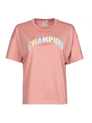 Koszulka z krótkim rękawem Champion różowa