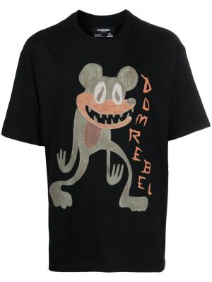 T-shirt Domrebel svart