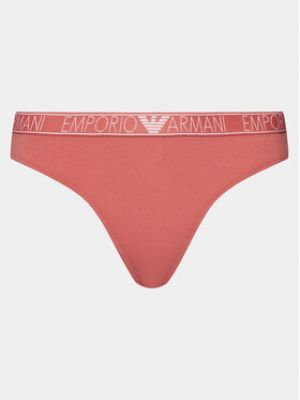 Kalhotky string Emporio Armani Underwear růžové