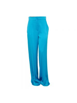 Spodnie relaxed fit Marella niebieskie