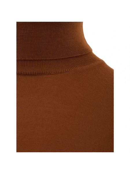 Jersey cuello alto Ferrante marrón